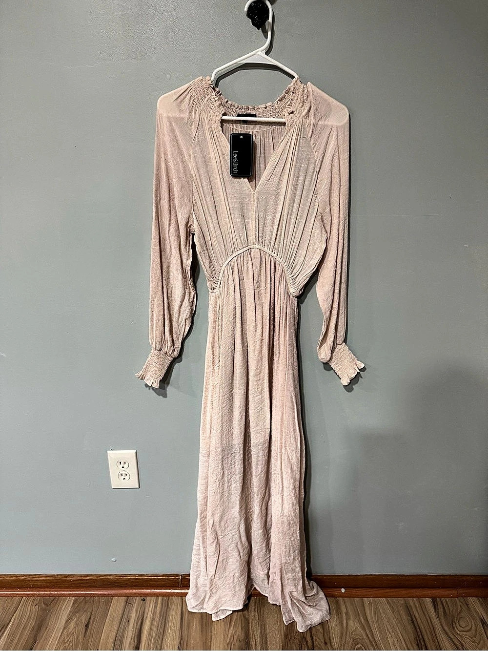 Free People Pink Maxi Dress NWT